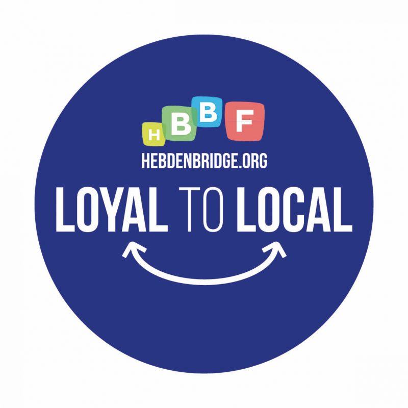 loyal to local social distancing floor sticker
