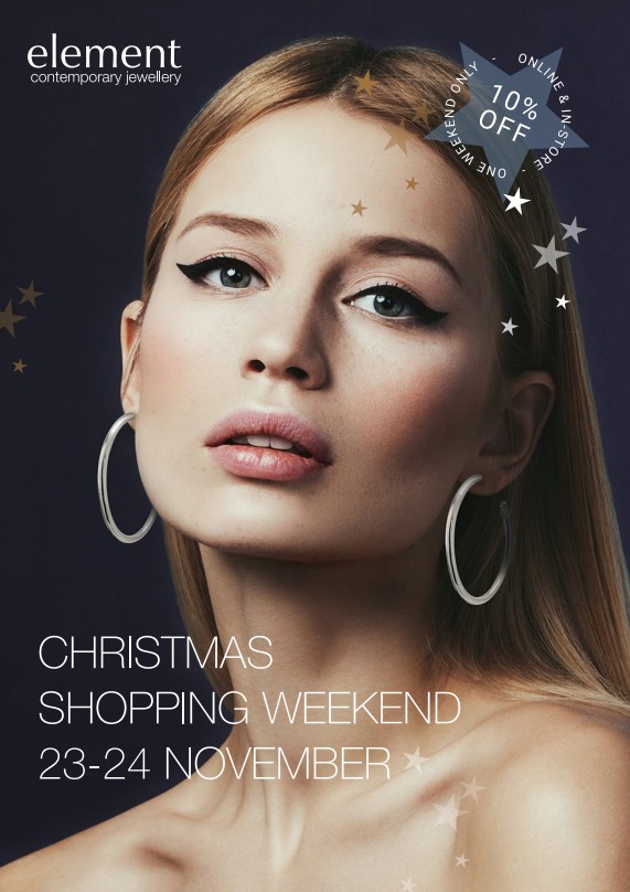 Christmas shopping weekend at Element 23-24 Nov